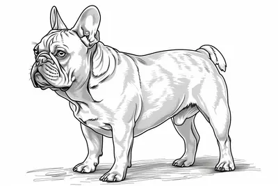 Dog Coloring Page 007