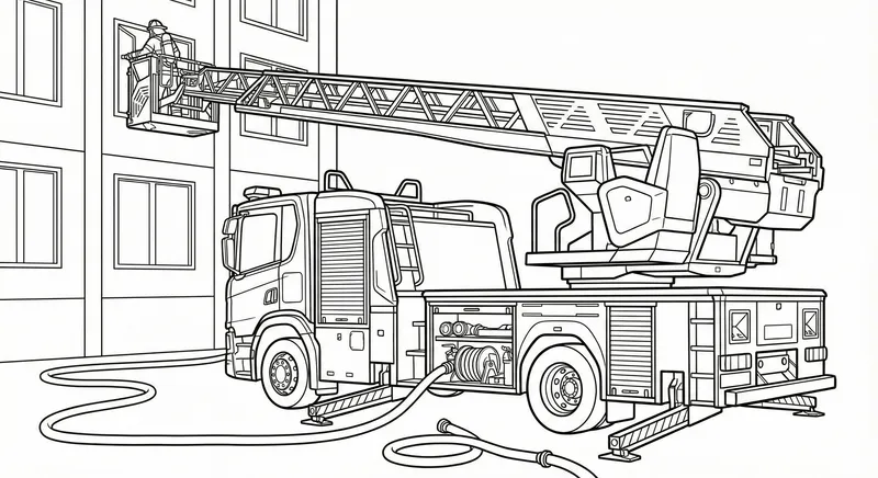 vehicles machines coloring pages